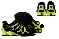 shox turbo+ 13 nike hommes chaussures pas cher black green